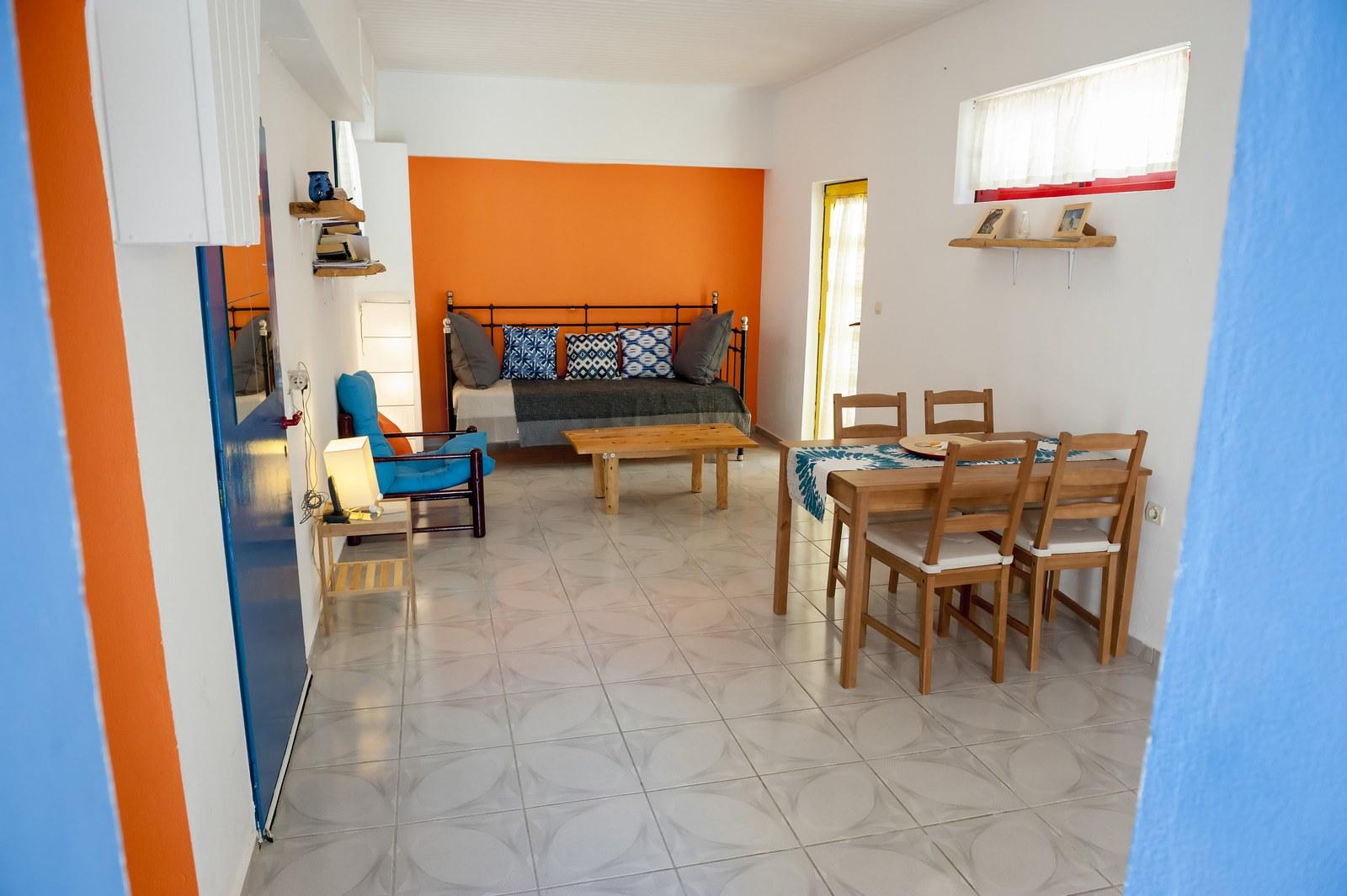 Inside garden apartment one