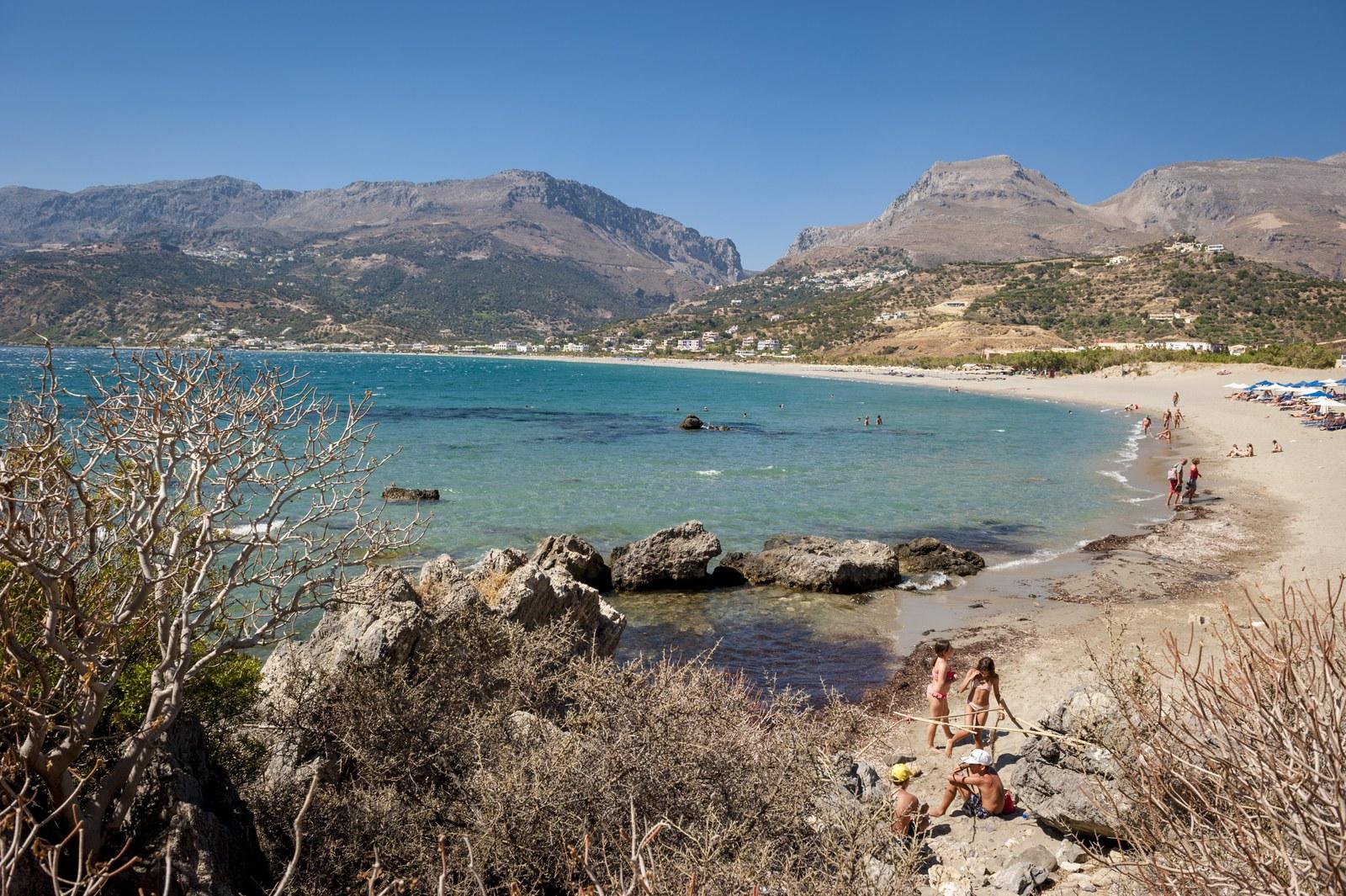 The beach at Plakias