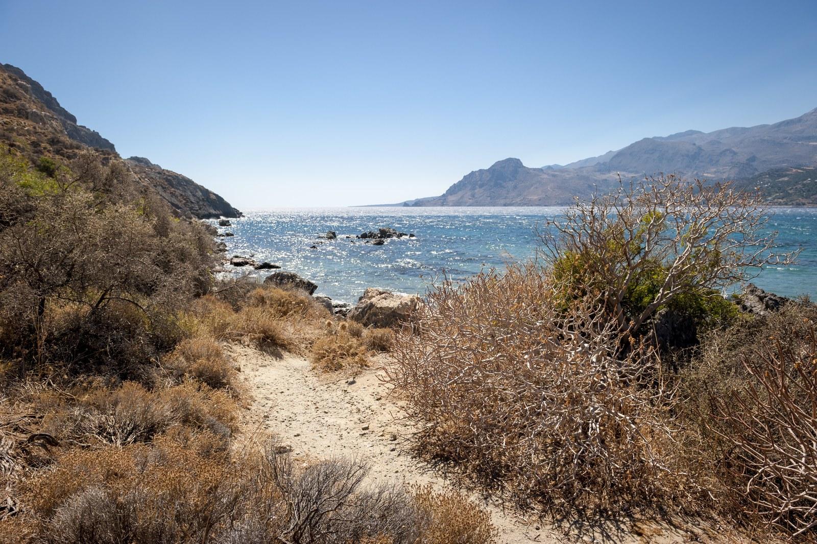 The beach at Plakias