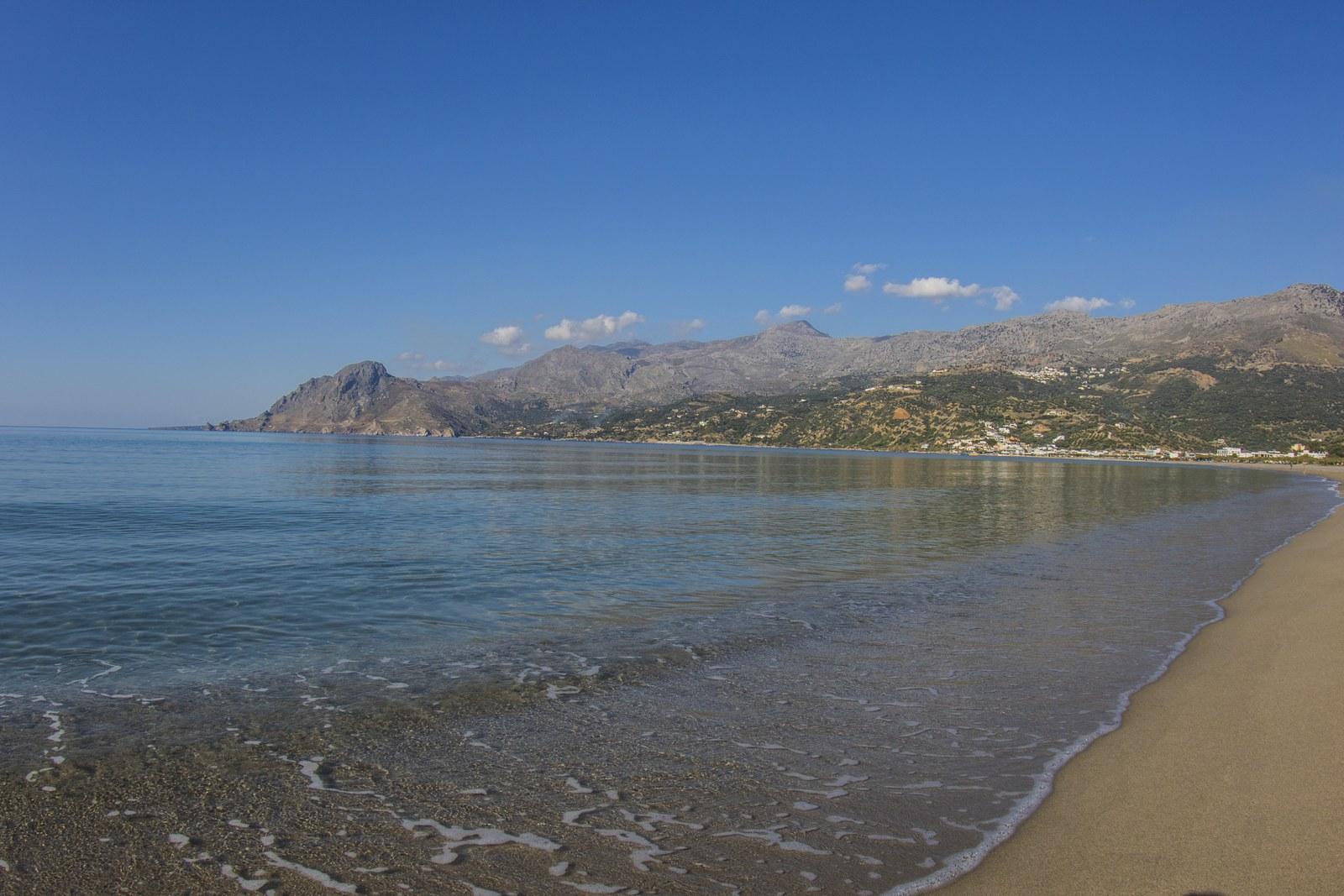 The beach at Plakias