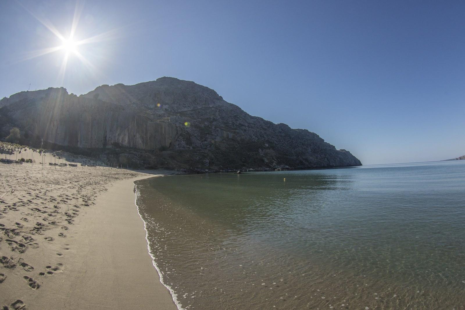 The beach at Plakias