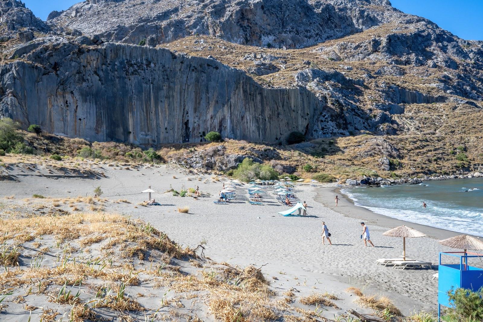 The beach at Plakias