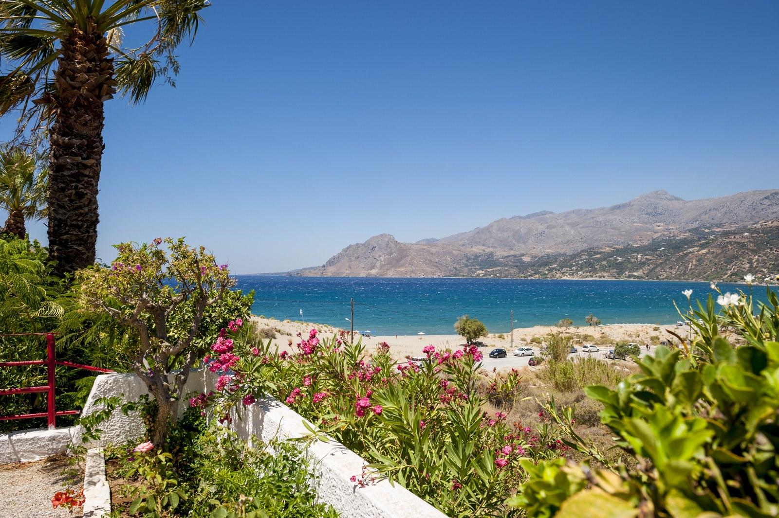 The landscape around Plakias
