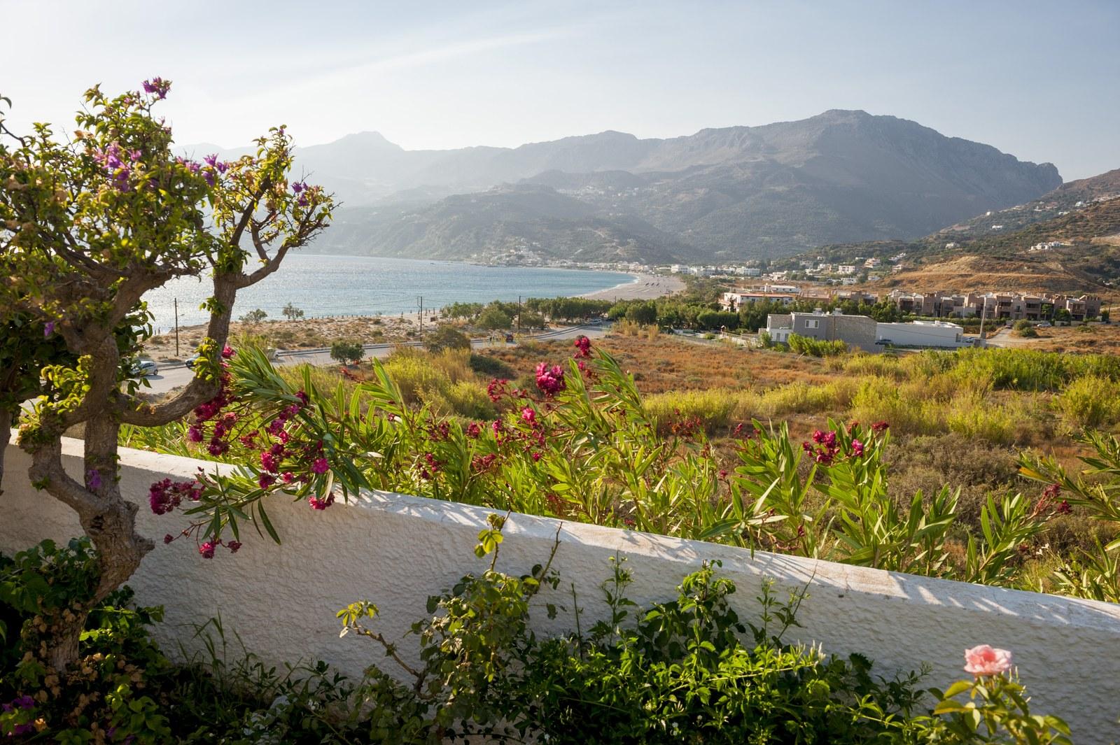 The landscape around Plakias