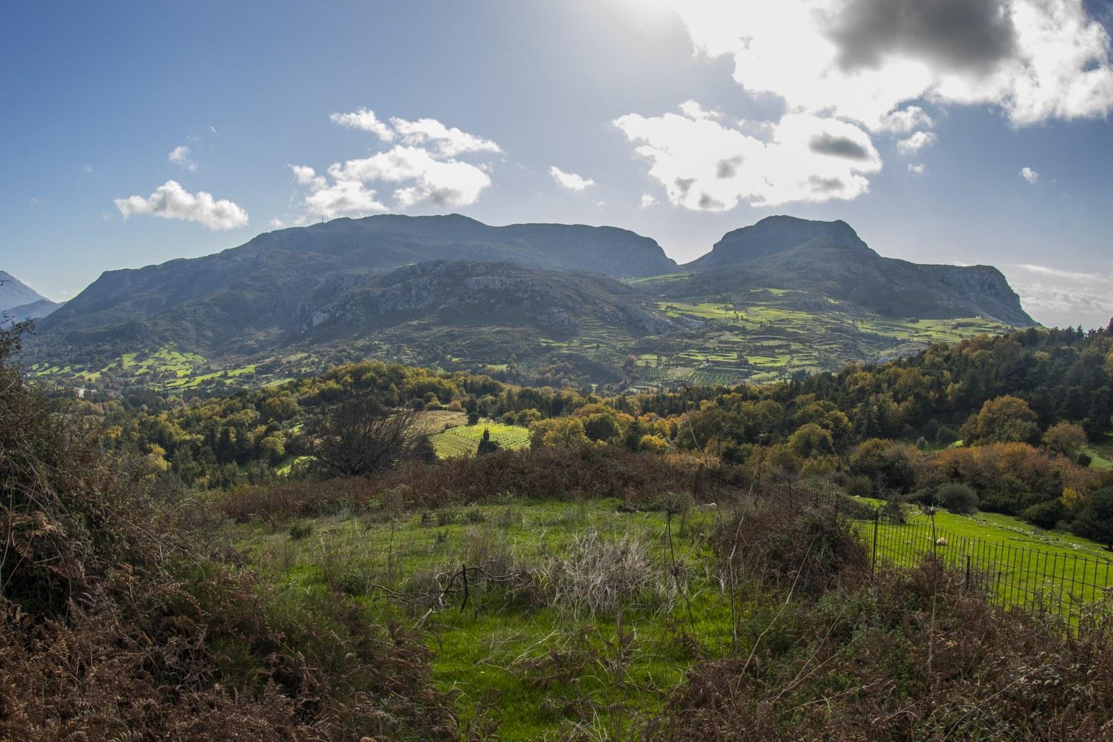 The landscape around Plakias