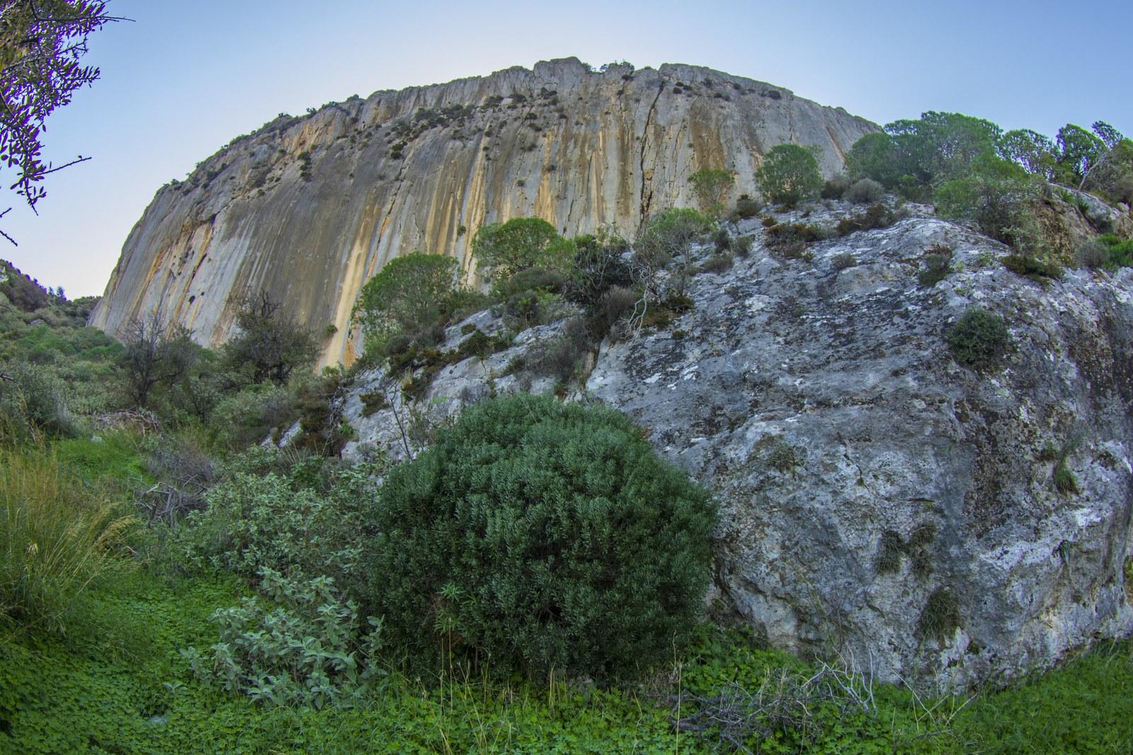 The landscape around Plakias